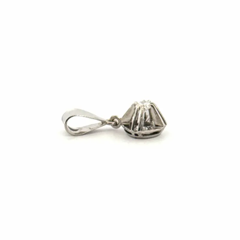 Pendentif Or Blanc 18k & Diamant sold by 58 Facettes