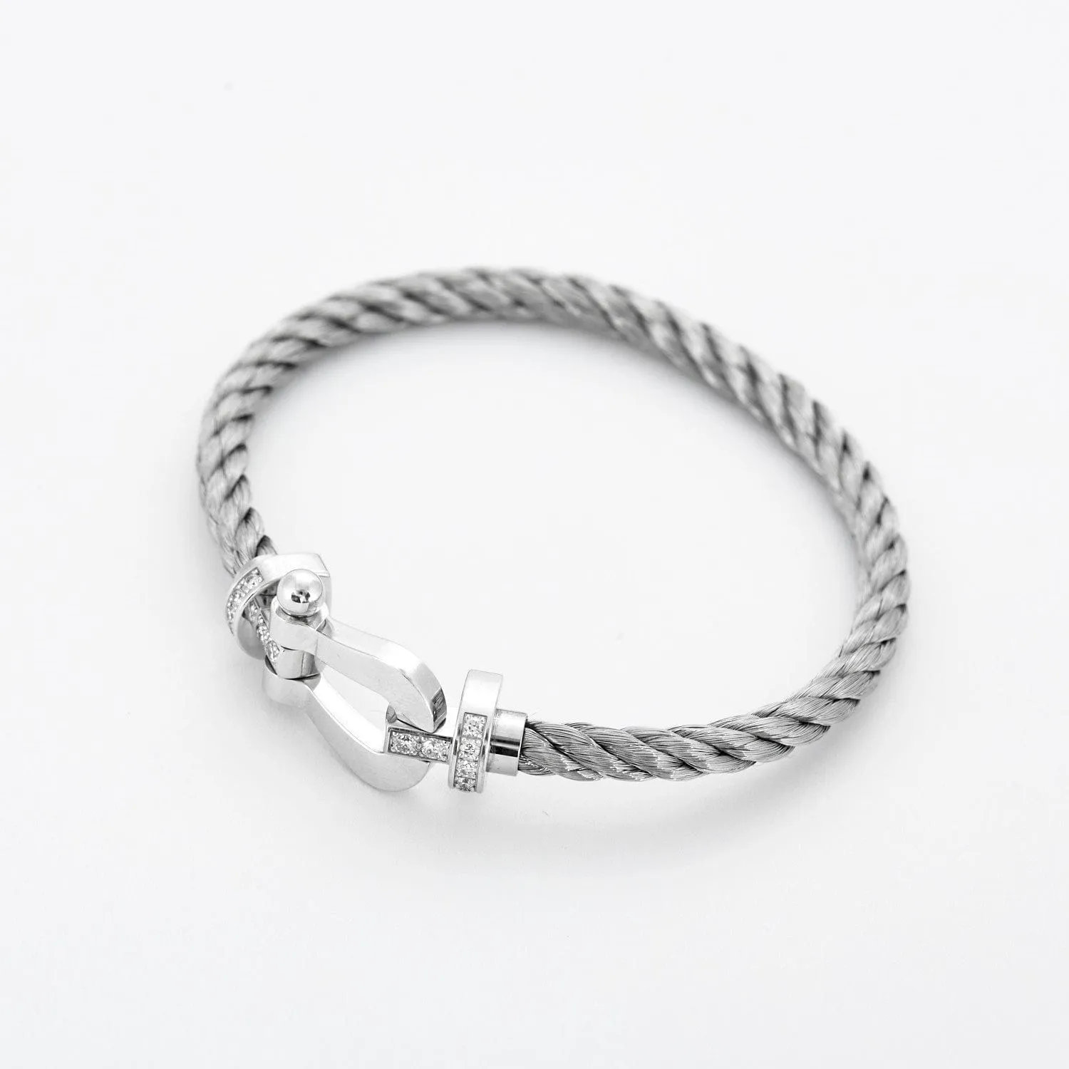 FRED - Bracelet Force 10 en or gris et diamants sold by 58 Facettes product image thumbnail 3