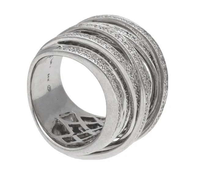 Bague or blanc diamant sold by 58 Facettes product image thumbnail 3