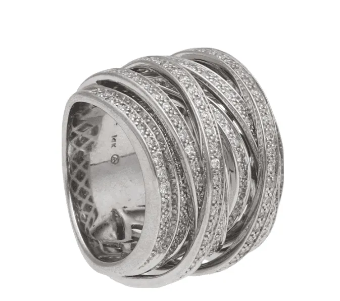 Bague or blanc diamant sold by 58 Facettes