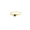 Bague Solitaire Or Jaune Émeraude sold by 58 Facettes