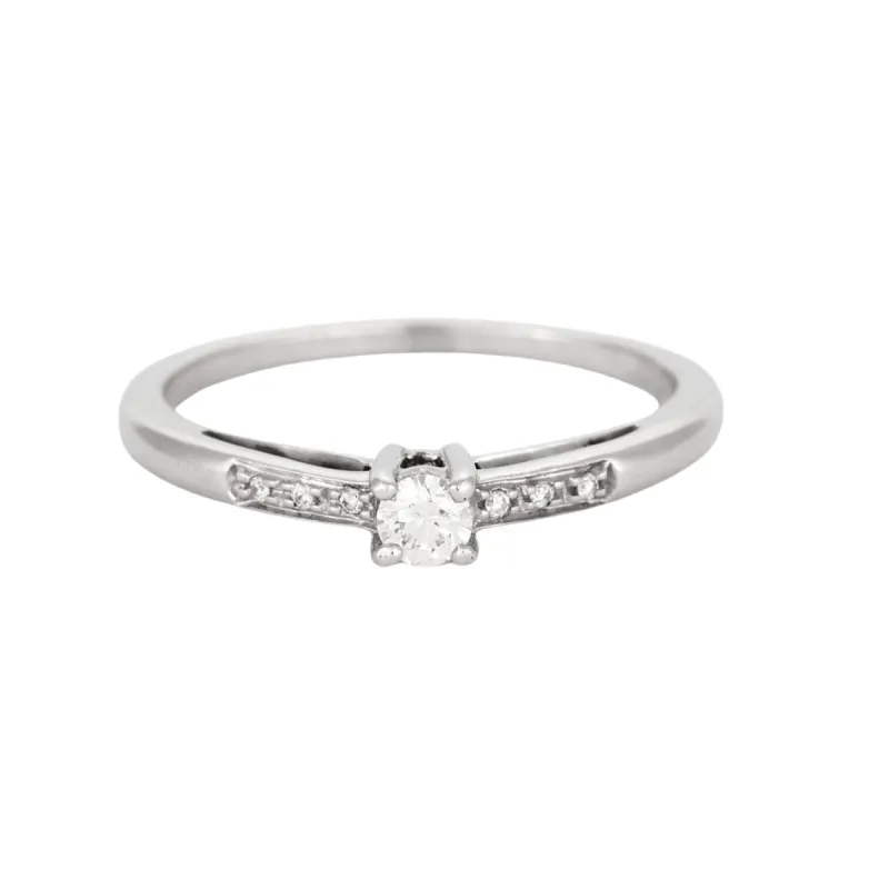 Mauboussin Bague Solitaire Tu es le Sel de ma vie N°2, white gold, Diamond sold by 58 Facettes