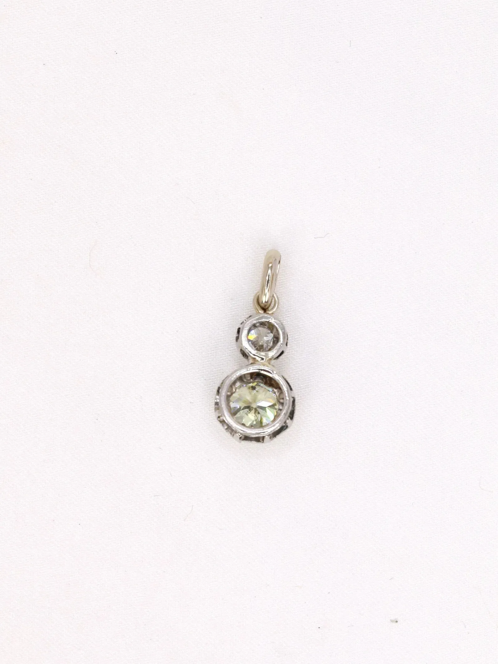 Pendentif platine diamants taille ancienne 0,79 ct sold by 58 Facettes product image thumbnail 4