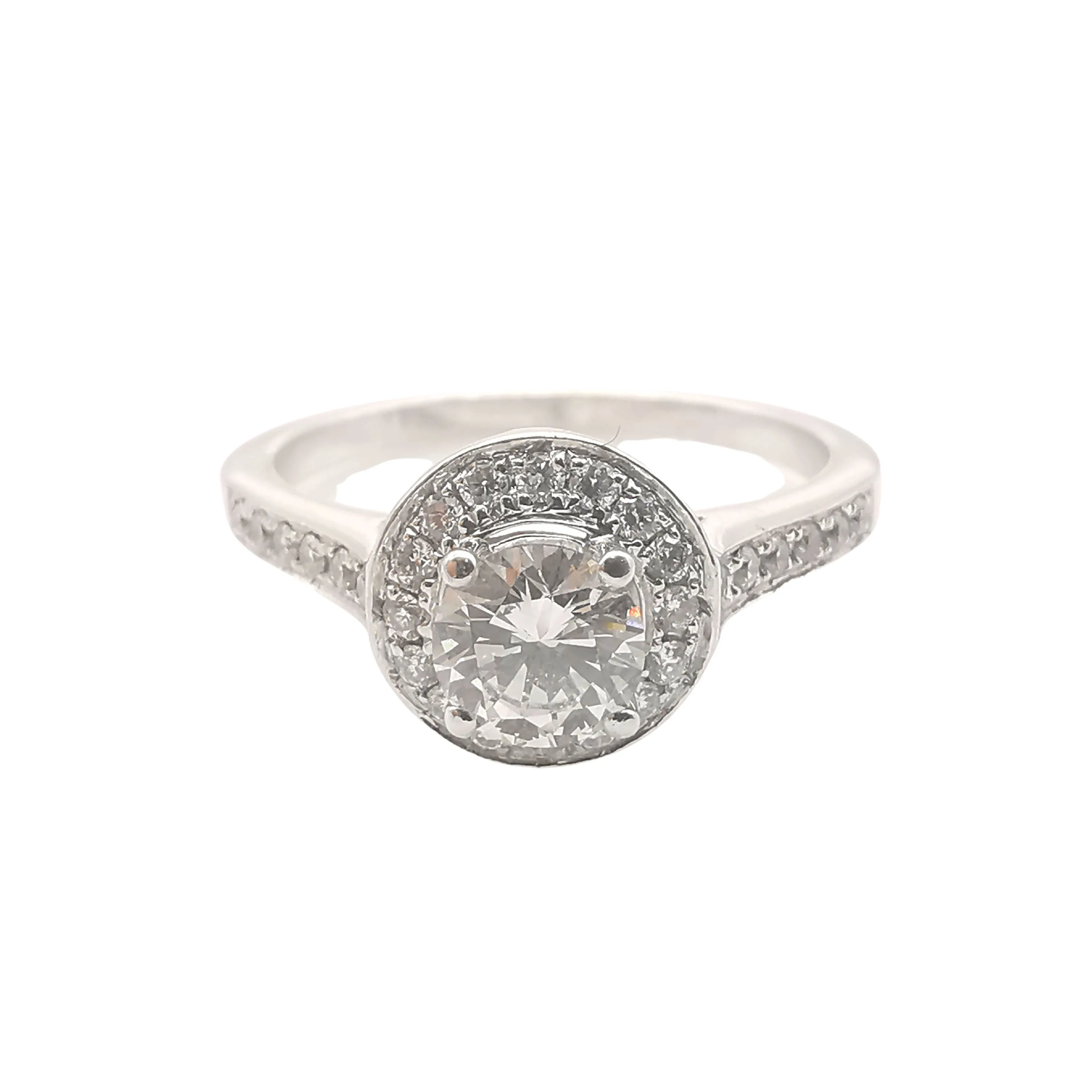 Bague solitaire or diamants sold by 58 Facettes