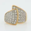 Bague Or jaune diamants sold by 58 Facettes