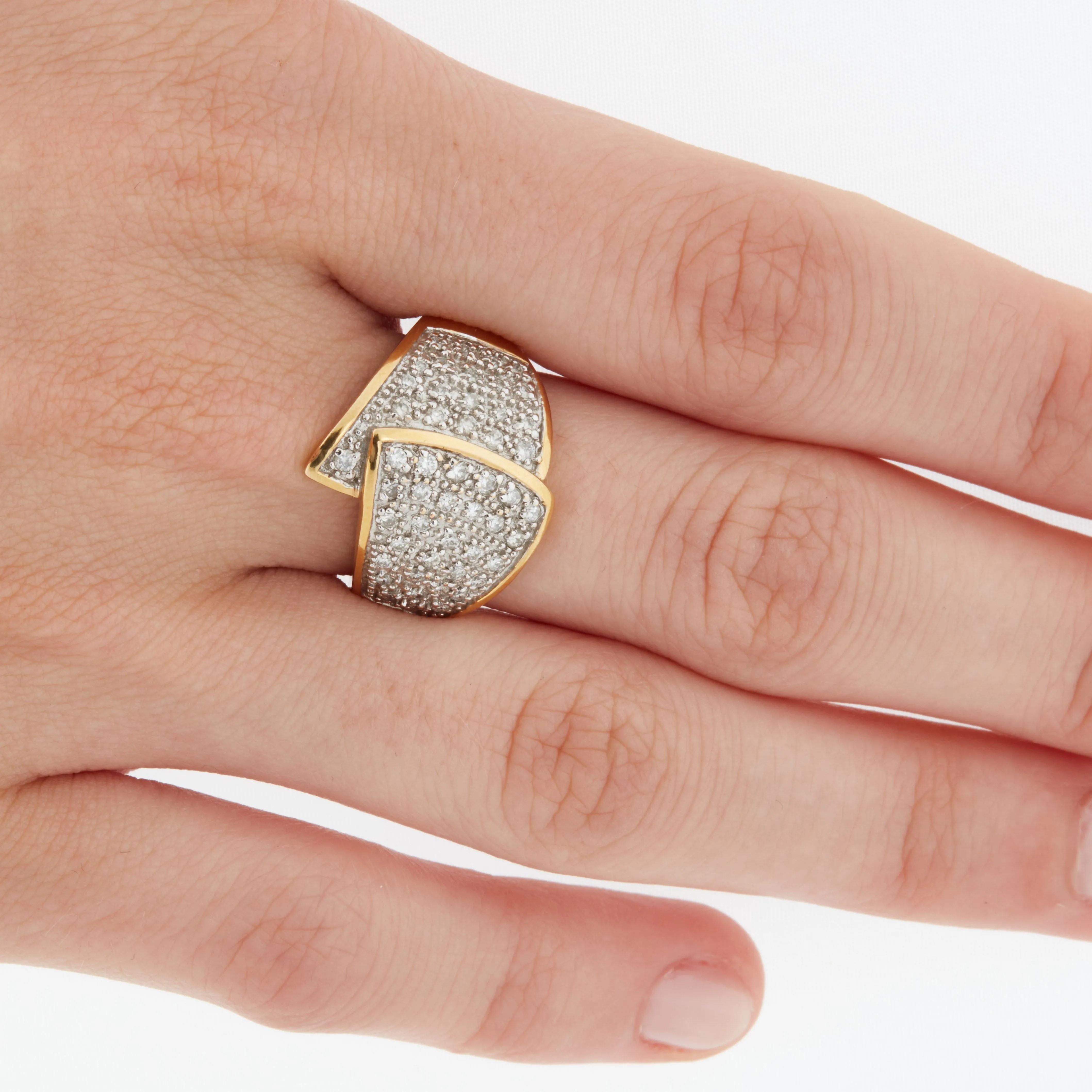 Bague Or jaune diamants sold by 58 Facettes product image thumbnail 2