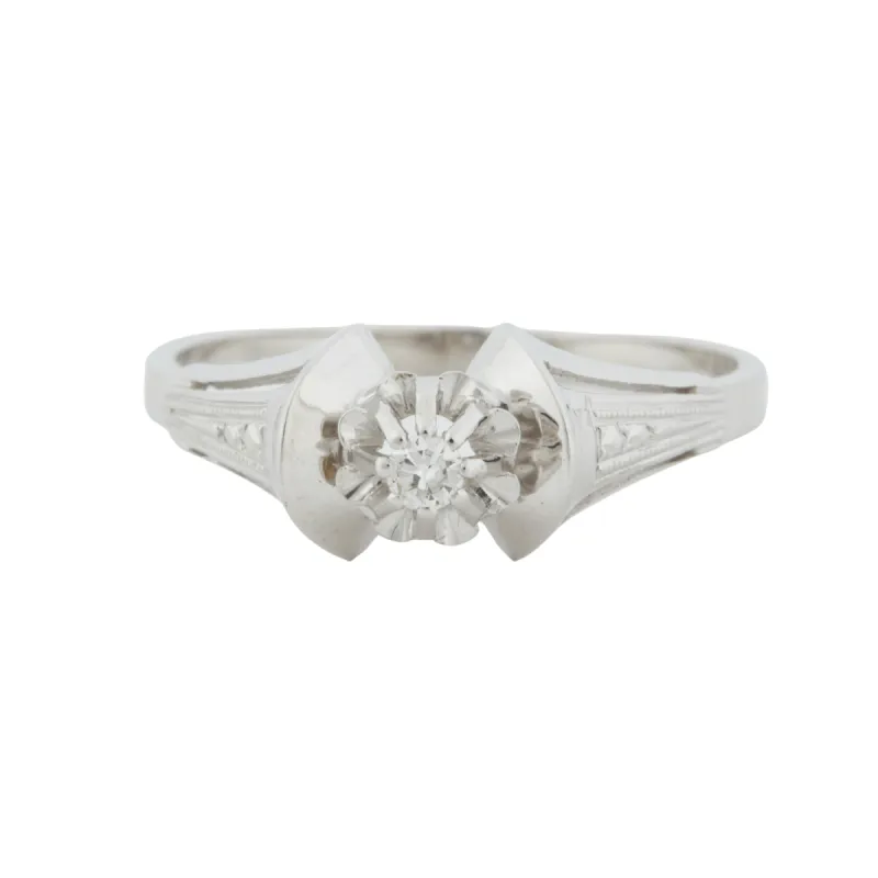 Bague Art Déco Or blanc Diamant sold by 58 Facettes