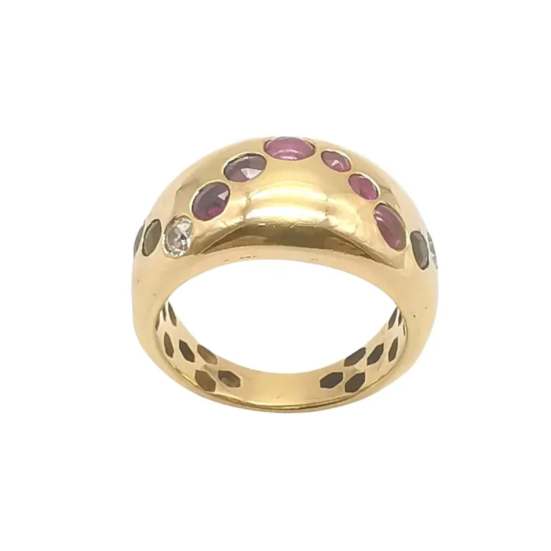 Bague en Or jaune Rubis et Diamants sold by 58 Facettes
