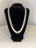 Collier double rangs 146 perles de culture blanche akoya fermoir or sold by 58 Facettes