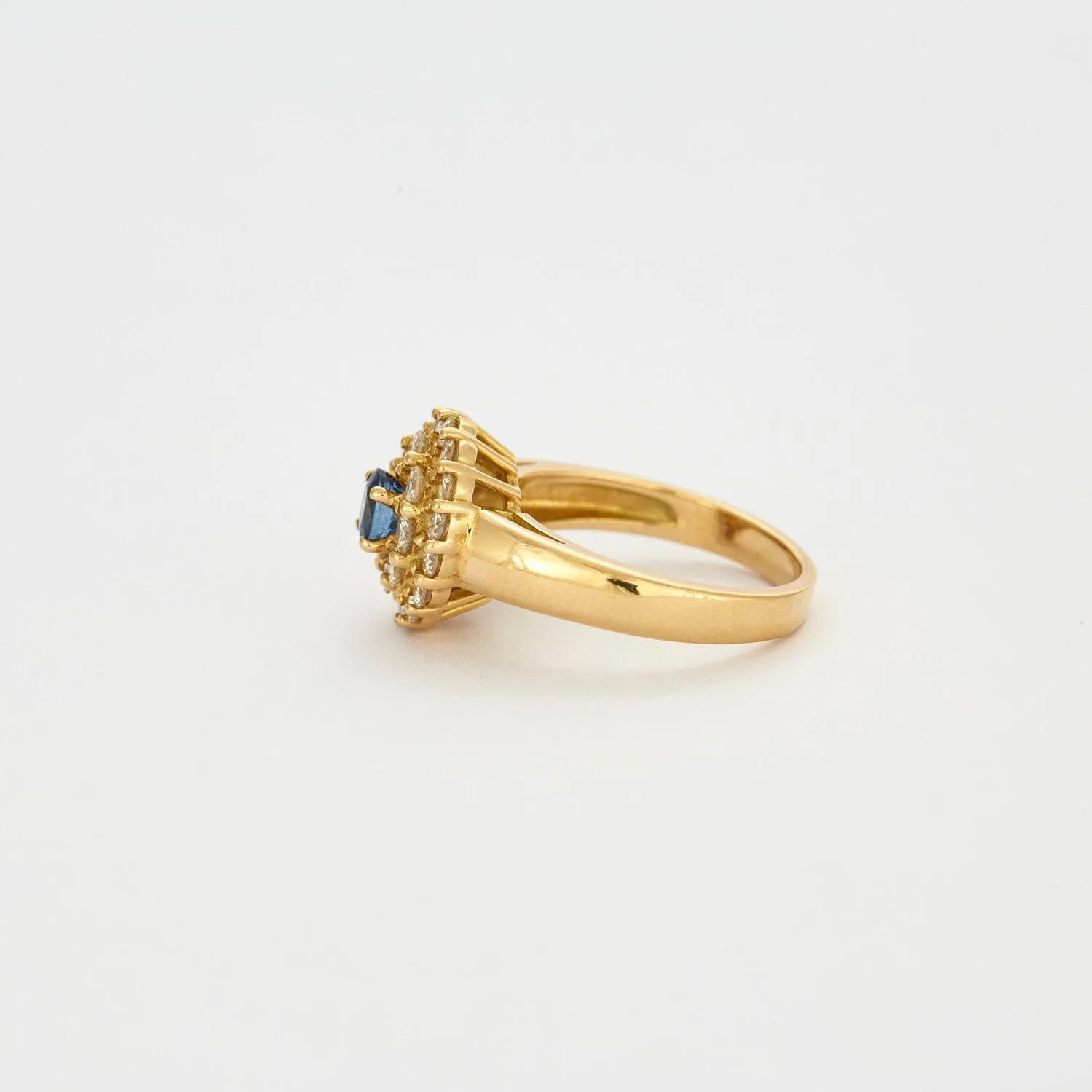 Bague jonc Saphir Diamants sold by 58 Facettes product image thumbnail 4