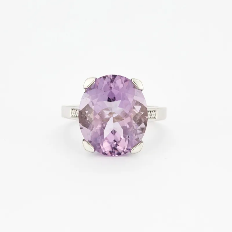 MAUBOUSSIN - Mon bébé d'amour - Bague or gris améthyste et diamants sold by 58 Facettes