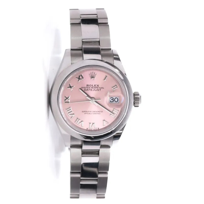 ROLEX - Montre oyster perpetual datejust acier argenté et rose sold by 58 Facettes
