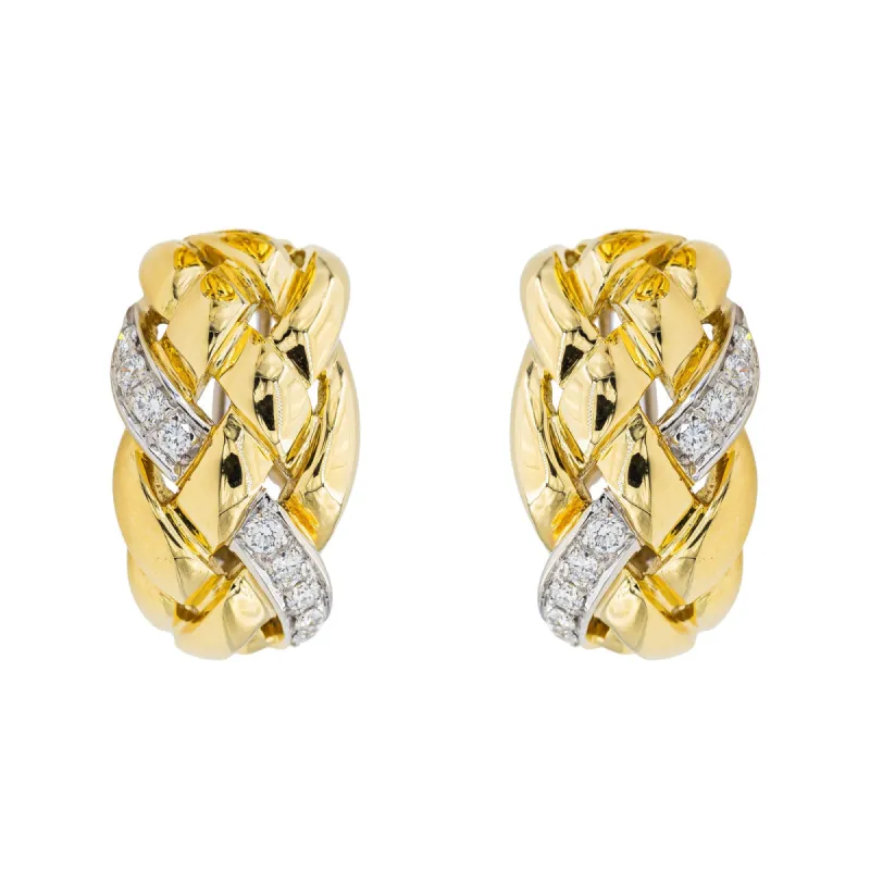 Boucles d'oreilles Or jaune Diamant sold by 58 Facettes