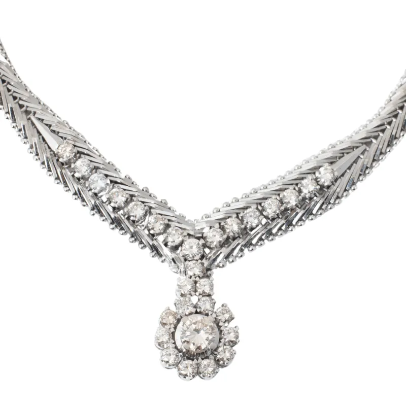 Collier diamants sold by 58 Facettes