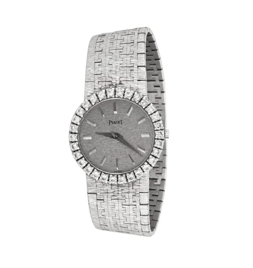 PIAGET - Montre bracelet or gris et diamants sold by 58 Facettes