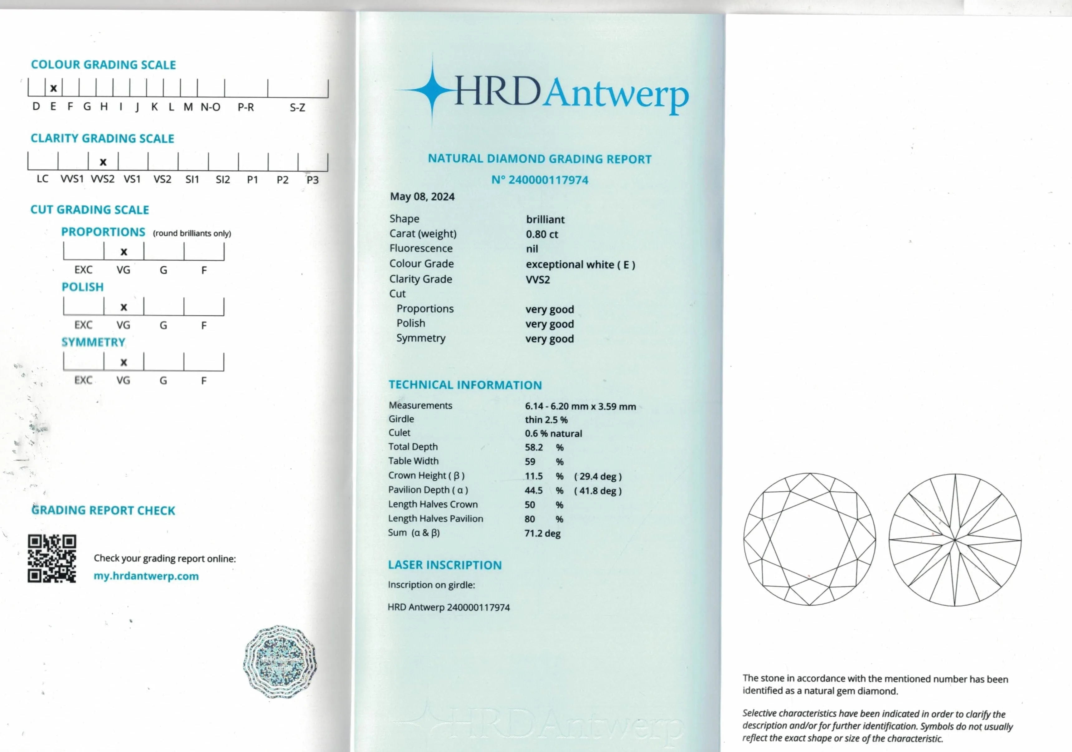 Solitaire diamant et or gris sold by 58 Facettes product image thumbnail 4