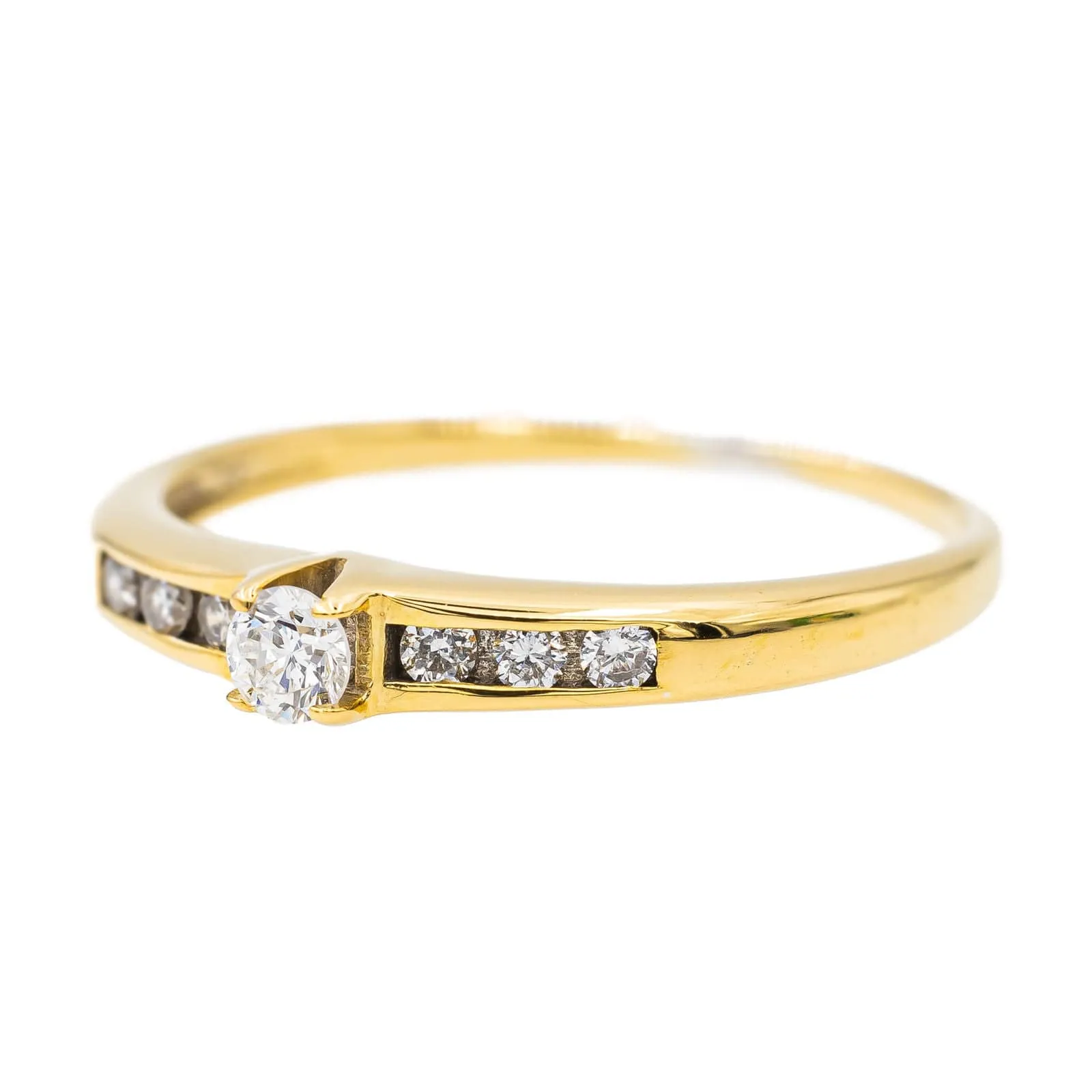 Bague Solitaire Or jaune Diamant sold by 58 Facettes product image thumbnail 3