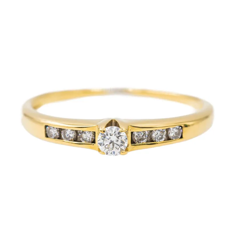 Bague Solitaire Or jaune Diamant sold by 58 Facettes