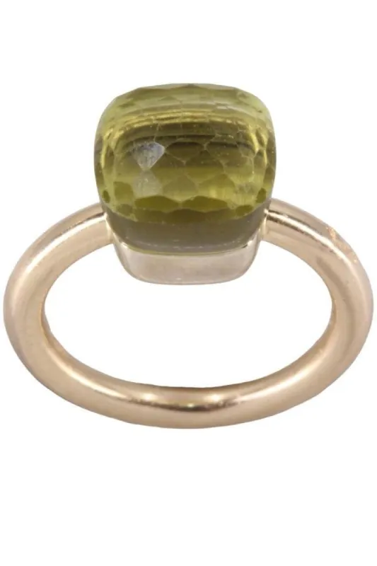 POMELLATO - BAGUE NUDO CLASSIC QUARTZ CITRON sold by 58 Facettes