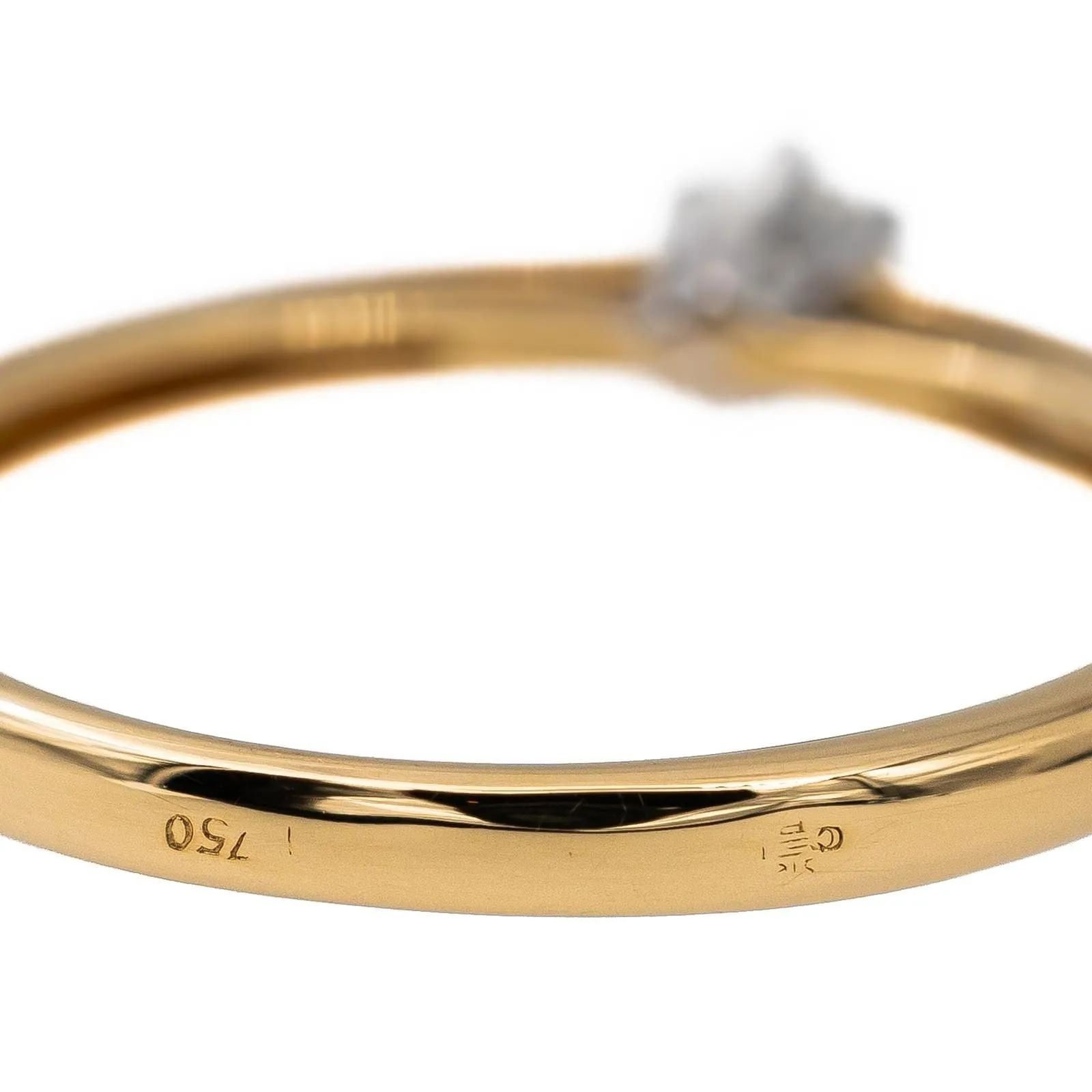 Bague Solitaire Or jaune Diamant sold by 58 Facettes product image thumbnail 5