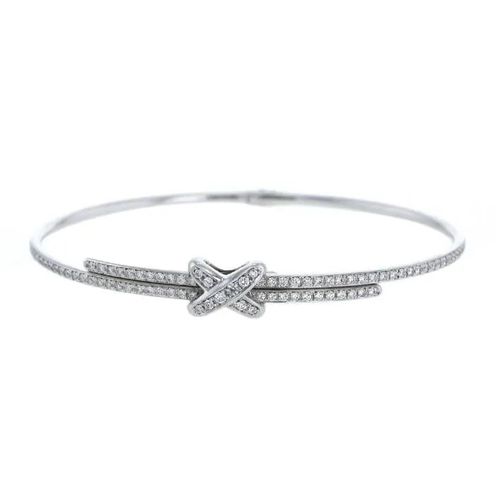 CHAUMET - Bracelet Liens Or blanc Diamants sold by 58 Facettes