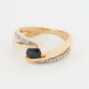Bague or jaune - Saphir et Diamants sold by 58 Facettes