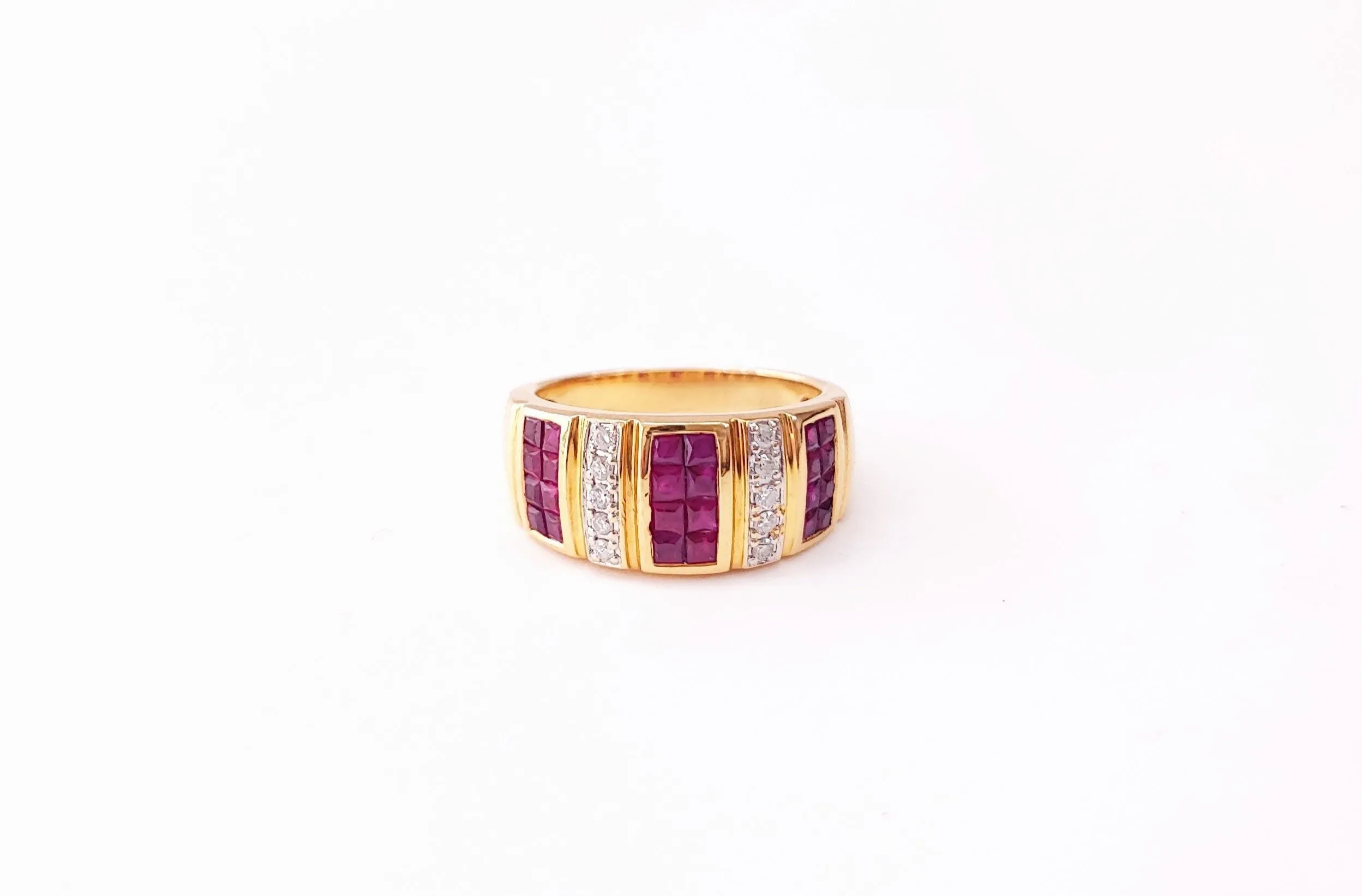 Bague rubis et diamant sold by 58 Facettes product image thumbnail 3