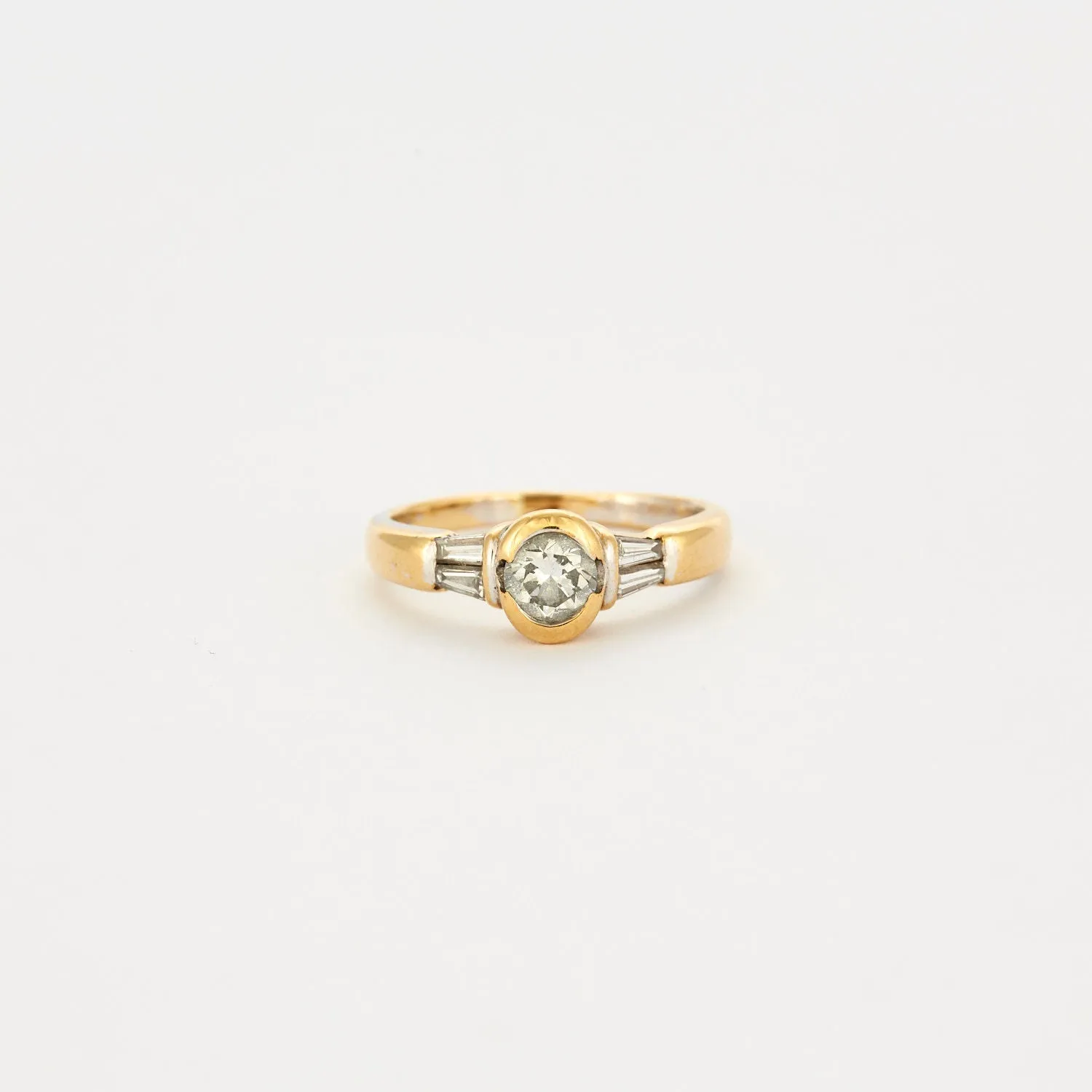 Solitaire or jaune et diamants sold by 58 Facettes product image thumbnail 2