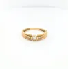 Bague or jaune et diamants sold by 58 Facettes
