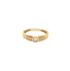 Bague or jaune et diamants sold by 58 Facettes