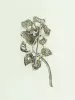 Broche fleur diamants 2,50 ct sold by 58 Facettes