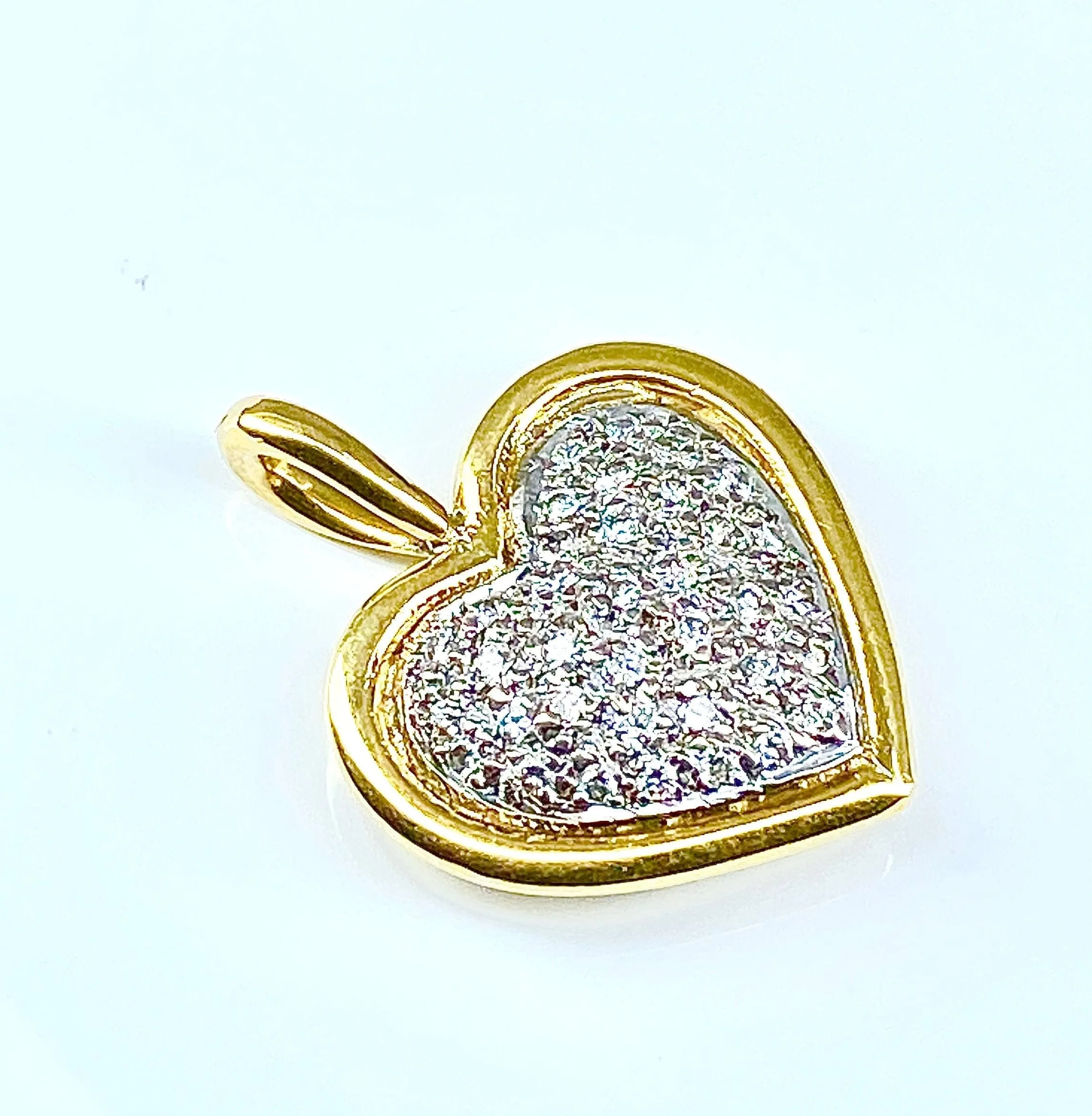 Pendentif coeur 34 diamants sold by 58 Facettes product image thumbnail 3