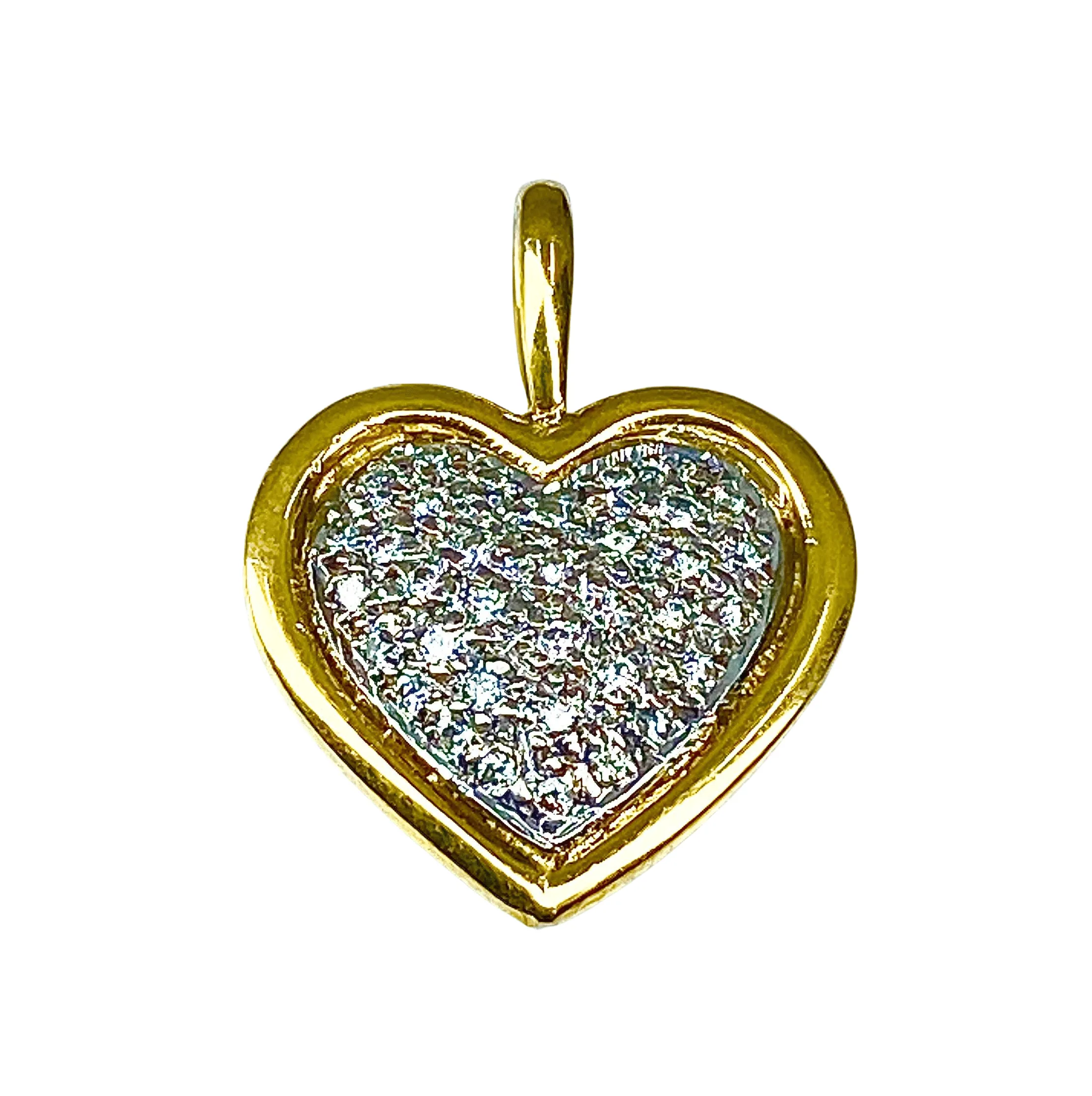 Pendentif coeur 34 diamants sold by 58 Facettes