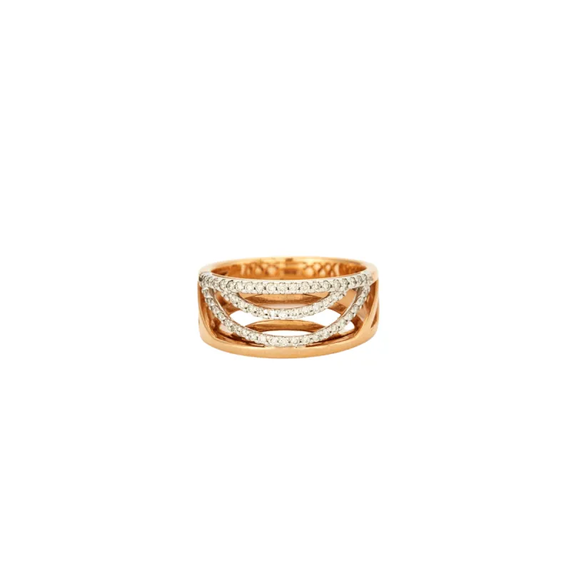 Bague croisée diamants sold by 58 Facettes