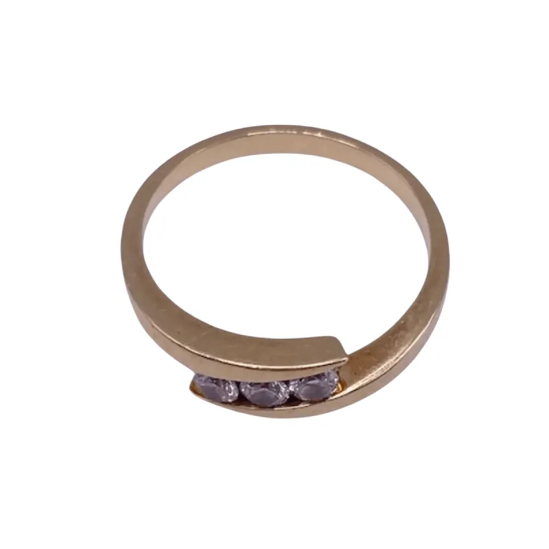 Bague Trilogie Or jaune diamants sold by 58 Facettes