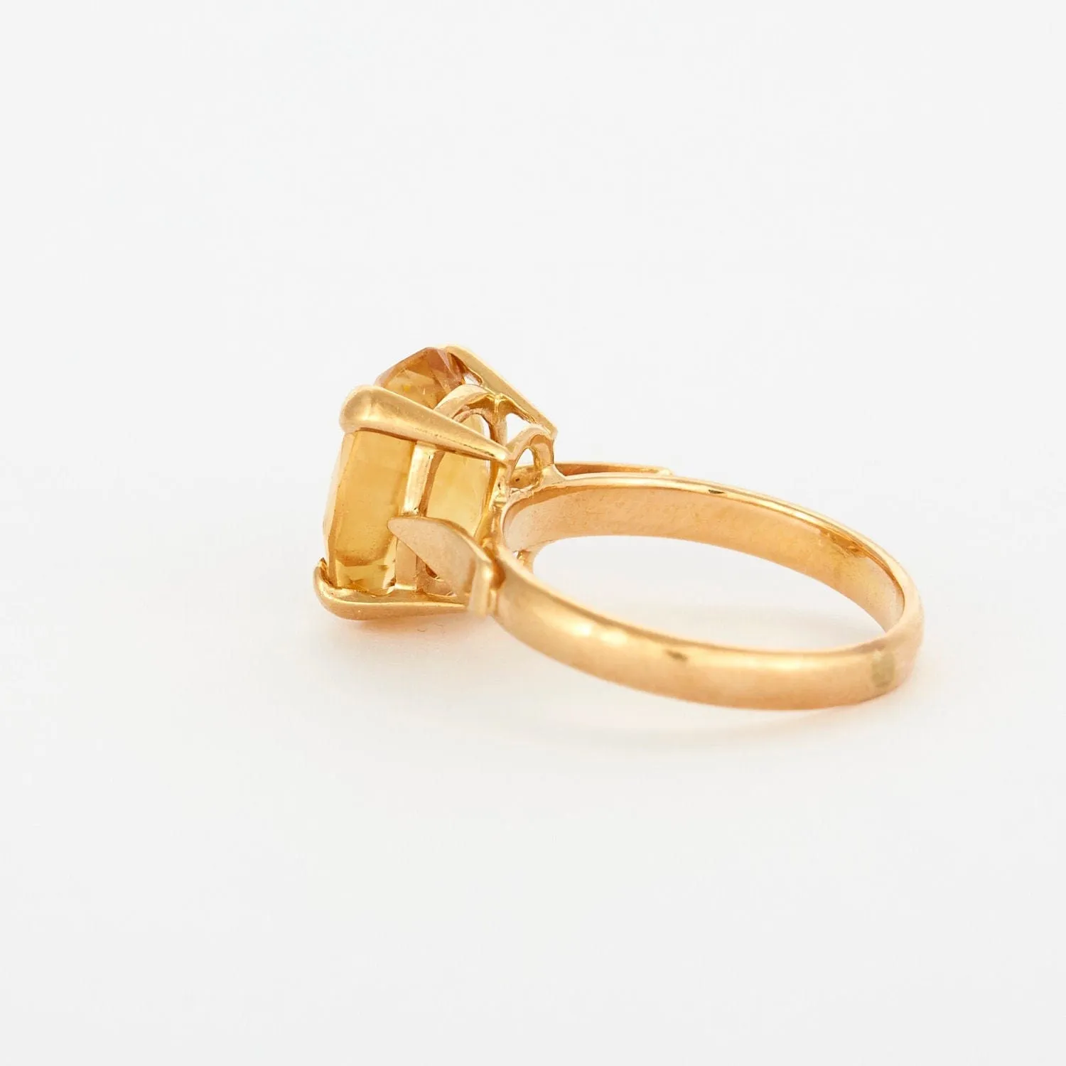 Bague en or jaune avec citrine sold by 58 Facettes product image thumbnail 5