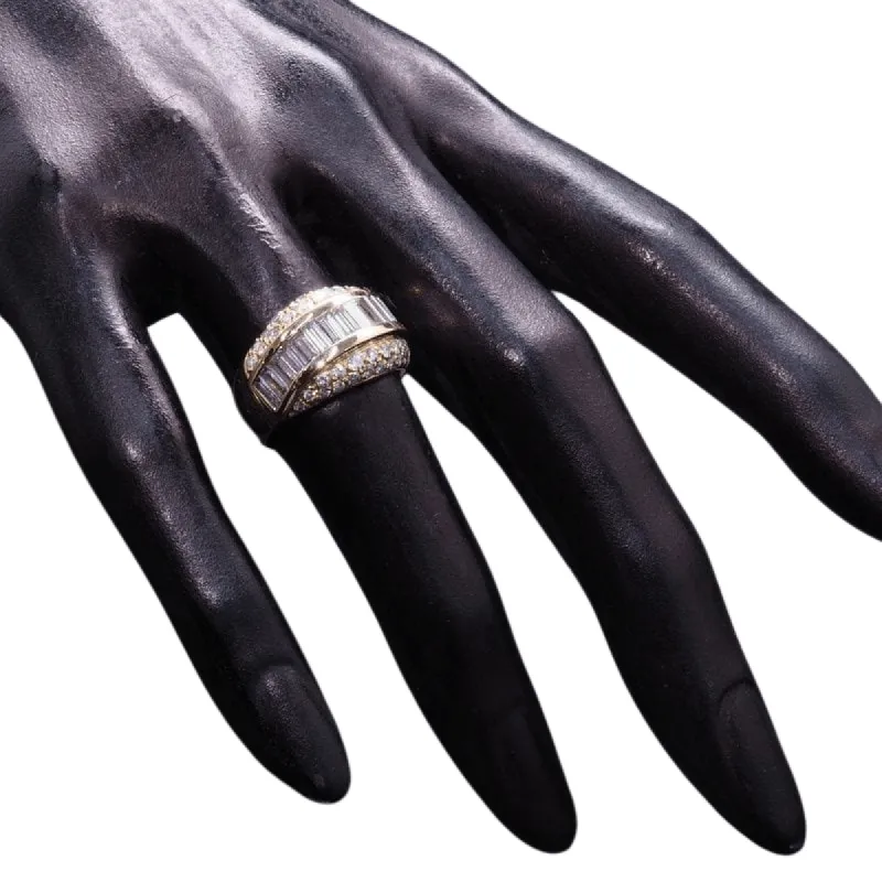 Bague Or jaune Diamants baguette sold by 58 Facettes