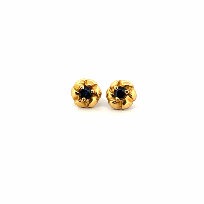 Puces d'oreilles or jaune topaze sold by 58 Facettes