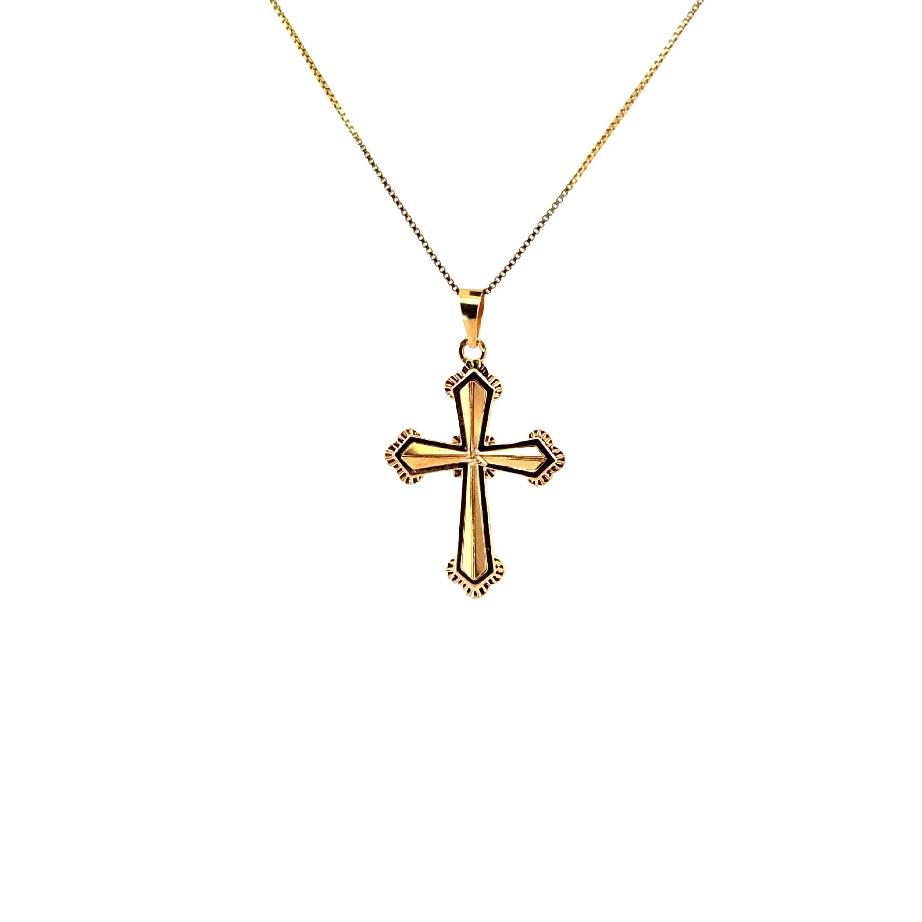 Pendentif Croix or jaune sold by 58 Facettes product image thumbnail 3