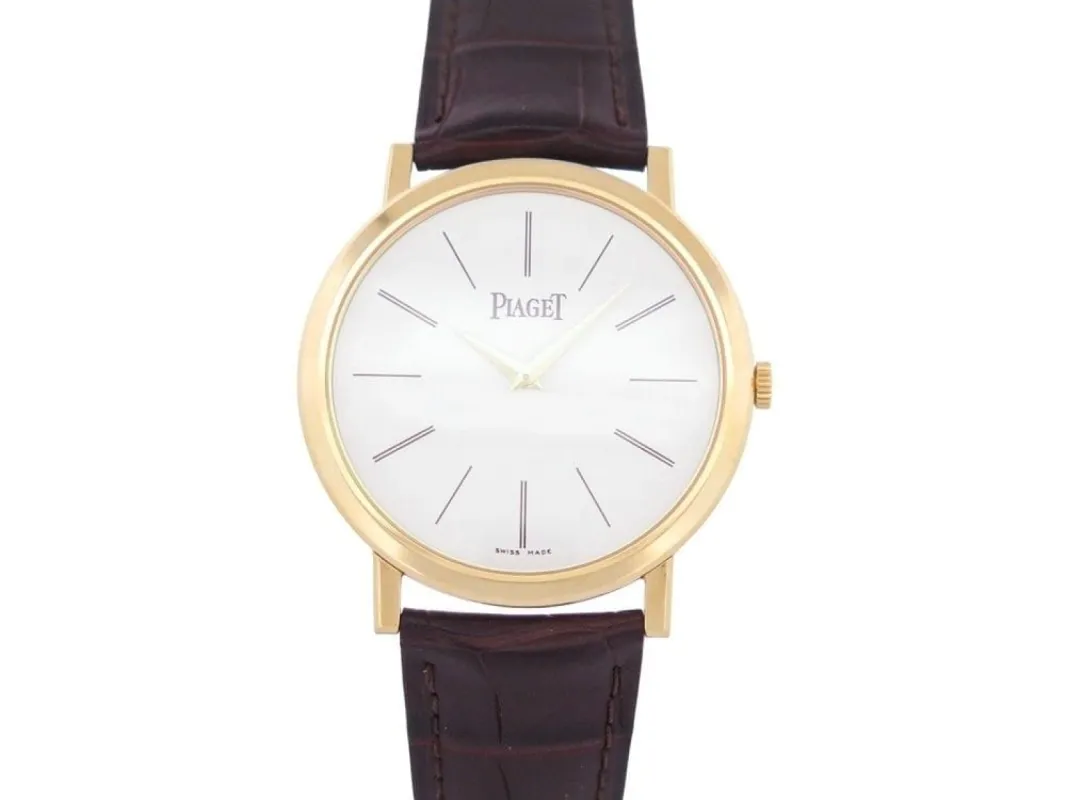 montre PIAGET altiplano 38 mm mecanique or jaune sold by 58 Facettes