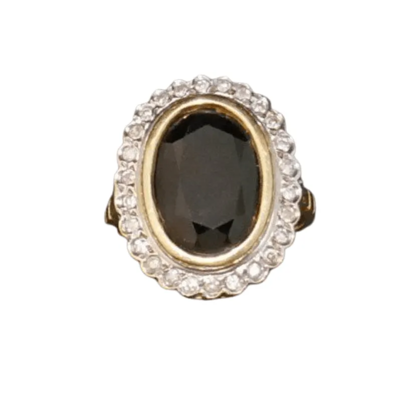 Bague Saphir entourage Diamants sold by 58 Facettes