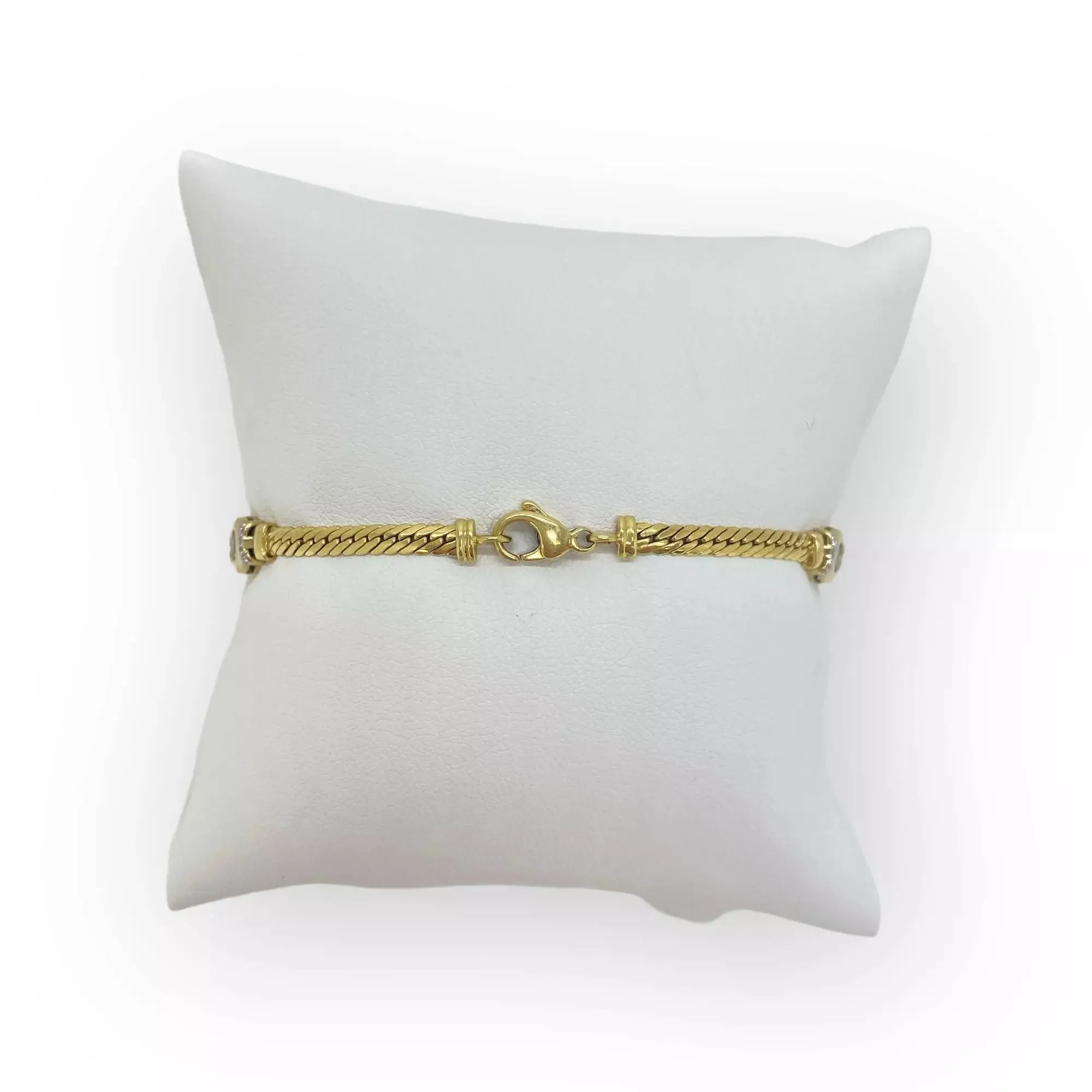 Bracelet 2 ors saphirs et diamants sold by 58 Facettes product image thumbnail 4