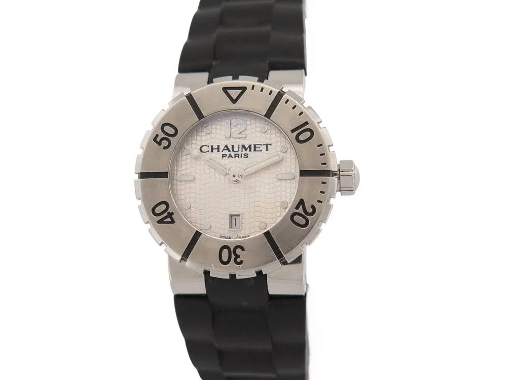 montre CHAUMET class one en acier palladie quartz sold by 58 Facettes product image thumbnail 2
