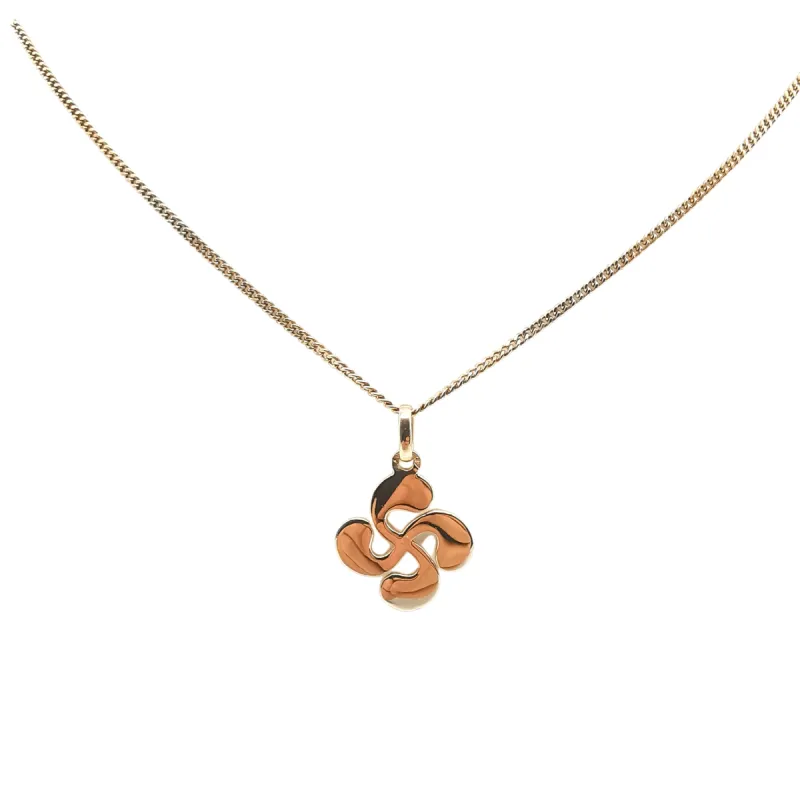 Collier trèfle or jaune made by 58 Facettes