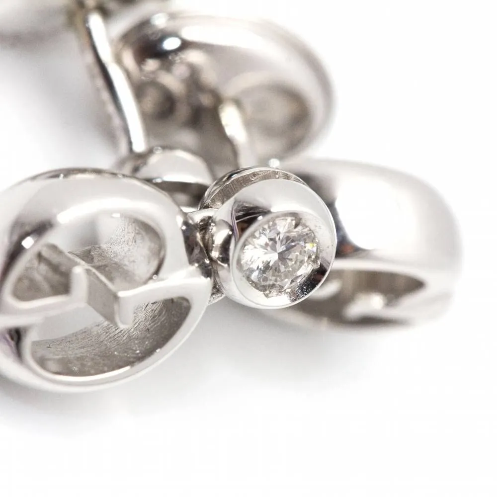GUCCI - Boucles d'oreilles "1973" Or blanc Diamants sold by 58 Facettes product image thumbnail 3