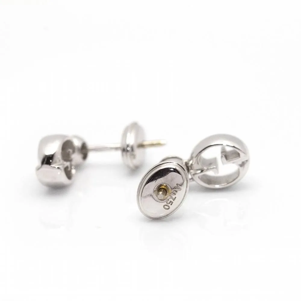 GUCCI - Boucles d'oreilles "1973" Or blanc Diamants sold by 58 Facettes product image thumbnail 2