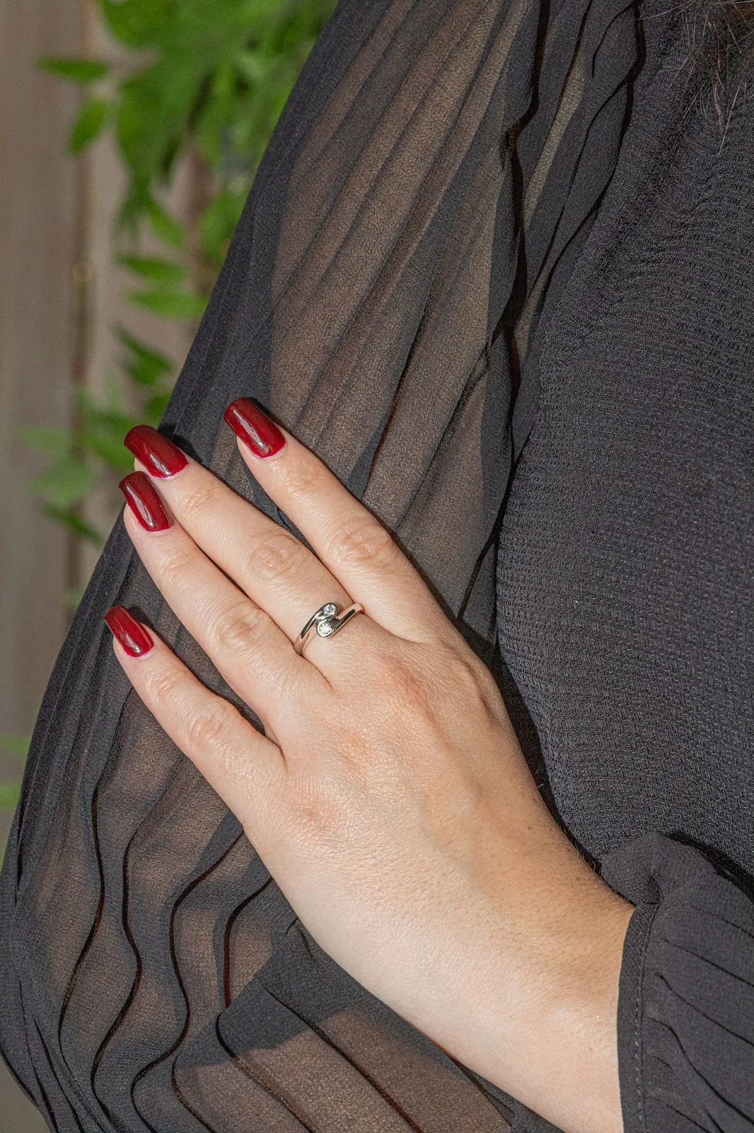 Bague Alliance Or blanc Diamant sold by 58 Facettes product image thumbnail 2