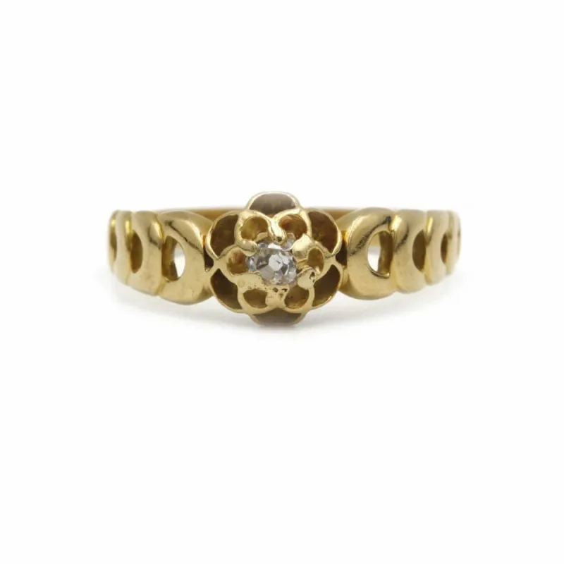 Bague Or jaune Diamant sold by 58 Facettes