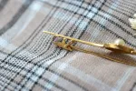 Broche perle et diamants sold by 58 Facettes