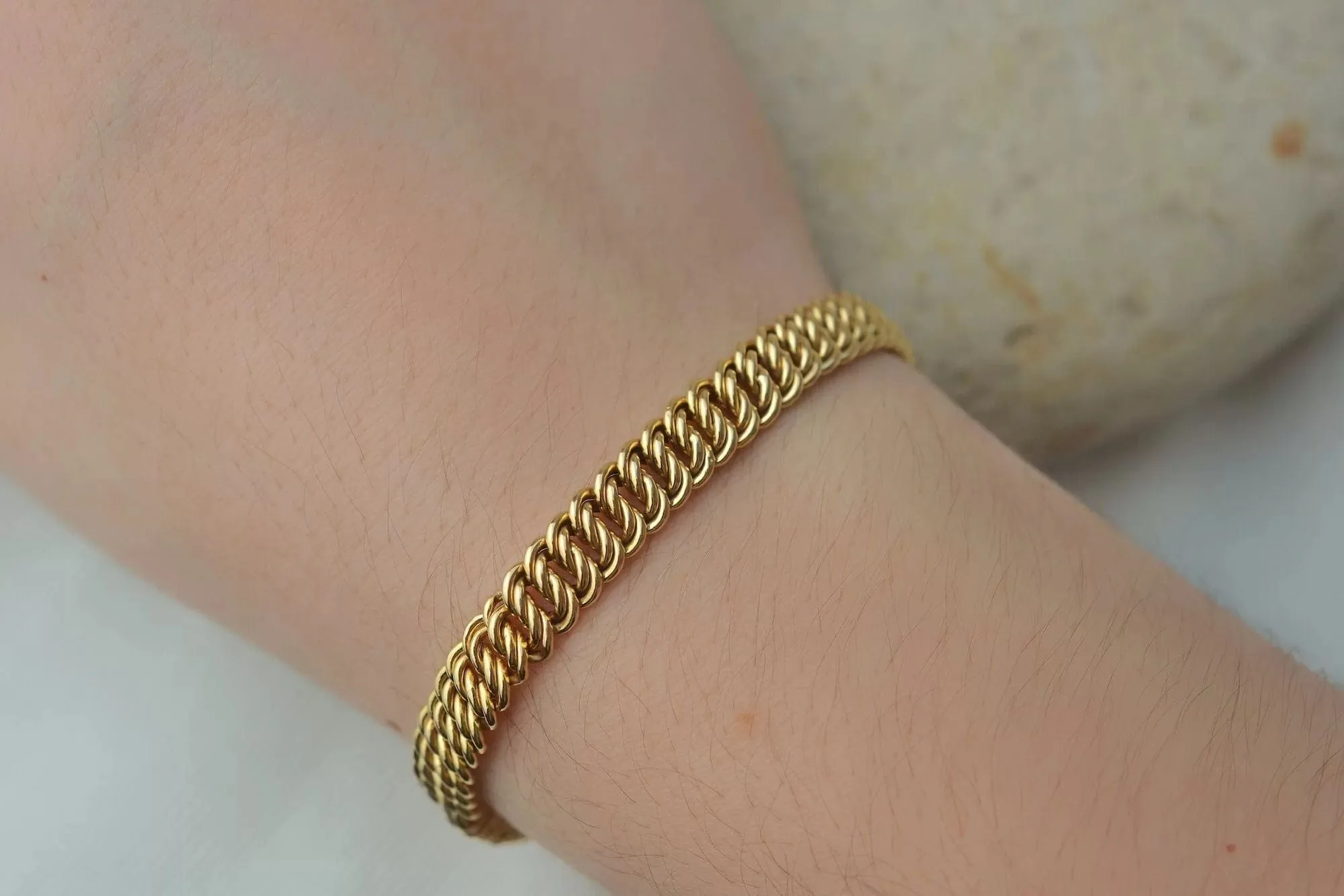 Bracelet Or maille américaine sold by 58 Facettes product image thumbnail 2